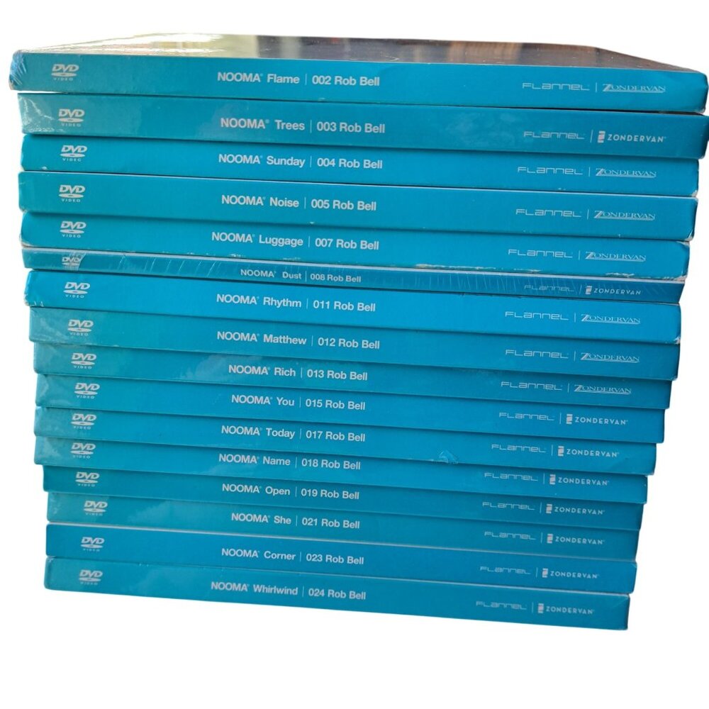 Lot of‎ 16 Nooma DVD Collection Rob Bell Zondervan Religion Bible Study Faith